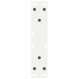 Berkfield Home Coffee Table Legs 2 pcs White 38x(42-43.3) cm Steel - thumbnail 7