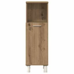 Berkfield Home Durable 3 Piece Bathroom Furniture Set Artisan Oak Engineered Wood in Brown - thumbnail 9