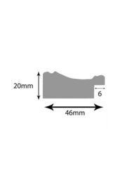 Frames & Mirrors 4U Scandi Ivory Grey Picture Photo Frame A3 in Silver - thumbnail 3