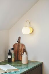 Nordlux Vintage Indoor Wall Light Brass Metal E14 Touch Switch - No, IP20 in Gold - thumbnail 5