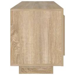 Berkfield Home TV Cabinet Sonoma Oak 102x35x45 cm Engineered Wood in Light Tan - Size: 102 x 35 x 45 cm - thumbnail 6