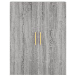 Berkfield Home Wall Mounted Cabinets 2 pcs Grey Sonoma 69.5x34x90 cm - thumbnail 6