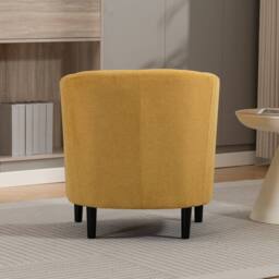 Artemis Home Beulah Fabric Accent Chair in Yellow - Size: 1 Pack - thumbnail 6