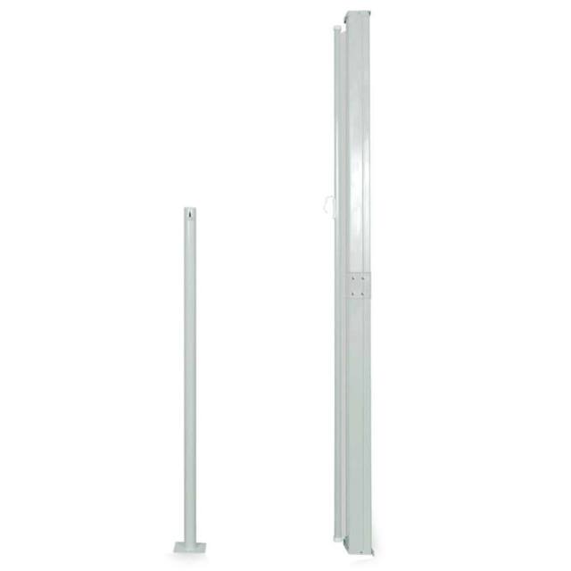 Berkfield Home Patio Retractable Side Awning 140x500 cm Black - image 1