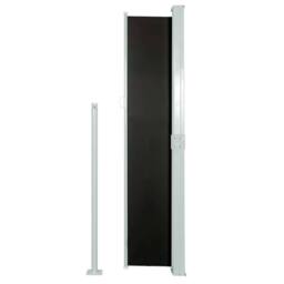 Berkfield Home Patio Retractable Side Awning 140x500 cm Black - thumbnail 4