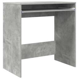 Berkfield Home Modern Computer Desk Concrete grey Particle board Concrete Desk - thumbnail 3
