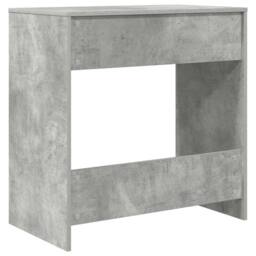Berkfield Home Modern Computer Desk Concrete grey Particle board Concrete Desk - thumbnail 8