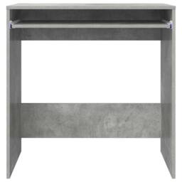 Berkfield Home Modern Computer Desk Concrete grey Particle board Concrete Desk - thumbnail 6