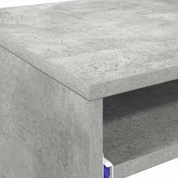 Berkfield Home Modern Computer Desk Concrete grey Particle board Concrete Desk - thumbnail 9