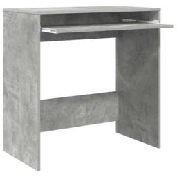 Berkfield Home Modern Computer Desk Concrete grey Particle board Concrete Desk - thumbnail 5