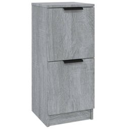 Berkfield Home Sideboard Grey Sonoma 30x30x70 cm Engineered Wood - Size: 30 x 30 x 70 cm - thumbnail 2