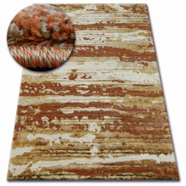 RugsX Shadow Rug in Orange - Size: 140 cm x 190 cm - image 1