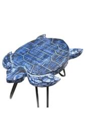 KDMD Set of 3 Wooden Plant Stands with Hairpin Legs - Turtles Design - thumbnail 5