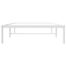Berkfield Home Metal Bed Frame White 100x190 cm - thumbnail 5