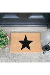 Artsy Mats Star Doormat - Regular 60x40cm in Black - Size: 40 cm x 60 cm - thumbnail 2