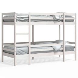Berkfield Home Bunk Bed without Mattress White 90x200 cm Solid Wood Pine - thumbnail 2