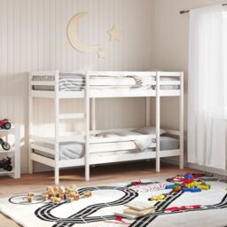 Berkfield Home Bunk Bed without Mattress White 90x200 cm Solid Wood Pine - thumbnail 1