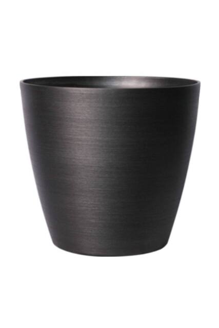 KDMD Dark Grey Metallic Look Planter 19.5cm - image 1