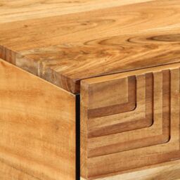 Berkfield Home Coffee Table 100x54x40 cm Solid Wood Acacia in Brown - Size: 100 x 54 x 40 cm - thumbnail 6