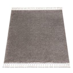 RugsX Berber Rug in Brown - Size: 160 cm x 160 cm - thumbnail 1