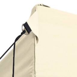 Berkfield Home Professional Folding Party Tent with 4 Sidewalls 3x6 m Steel Cream in Beige - thumbnail 5