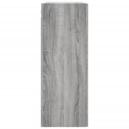 Berkfield Home Wall Mounted Cabinet Grey Sonoma 69.5x34x90 cm Engineered Wood - thumbnail 8