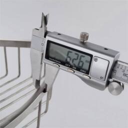 Nordara 3Tier 100% Rust‑Free Stainless Steel Shower Caddy Wall Mount in Silver - thumbnail 5