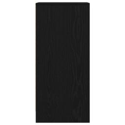 Berkfield Home Sideboard Black Oak 29.5x34x76 cm Engineered Wood - thumbnail 7