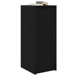 Berkfield Home Sideboard Black Oak 29.5x34x76 cm Engineered Wood - thumbnail 4