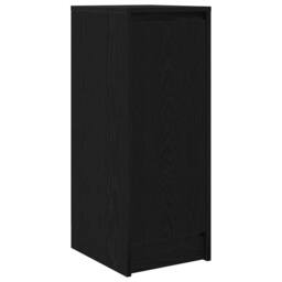 Berkfield Home Sideboard Black Oak 29.5x34x76 cm Engineered Wood - thumbnail 1