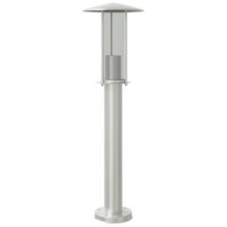Berkfield Home Outdoor Floor Lamp Silver 60 cm Stainless Steel - thumbnail 3