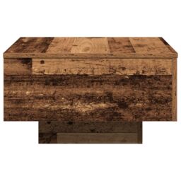 Berkfield Home Coffee Table, Old Wood, 55x55x31 cm, Engineered Wood in Brown - Size: 55 x 55 x 31 cm - thumbnail 7