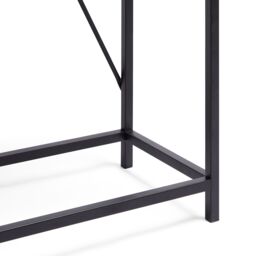VonHaus Dalton 2 Drawer Chevron Design 2 Drawer Hallway Console Table in Black - thumbnail 6