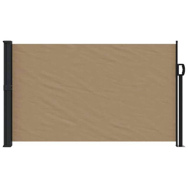 Berkfield Home Retractable Side Awning Taupe 120x600 cm - image 1
