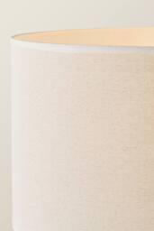 ValueLights Morrigan Rich Wood Tripod Floor Lamp with Drum Lamp Shade & Bulb in Cream - thumbnail 4