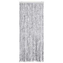 Berkfield Home Insect Curtain Silver 56x200 cm Chenille - thumbnail 3
