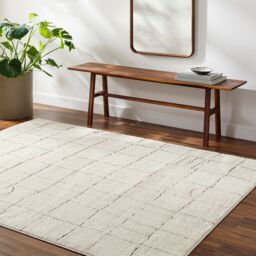 Livabliss Freud-Modern Ivory Black Brown High Pile Living Dining Bedroom Rug - Size: 200 cm x 275 cm - thumbnail 8