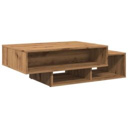 Berkfield Home Coffee Table Artisan Oak 105x55x32 cm Engineered Wood in Brown - Size: 105 x 55 x 32 cm - thumbnail 6