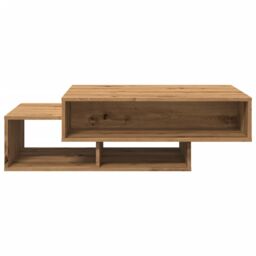 Berkfield Home Coffee Table Artisan Oak 105x55x32 cm Engineered Wood in Brown - Size: 105 x 55 x 32 cm - thumbnail 4