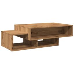 Berkfield Home Coffee Table Artisan Oak 105x55x32 cm Engineered Wood in Brown - Size: 105 x 55 x 32 cm - thumbnail 2
