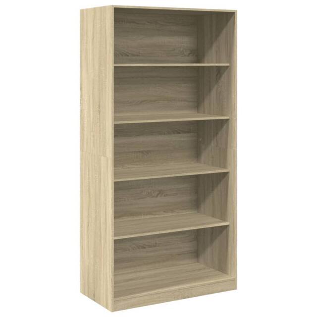 Berkfield Home Wardrobe Sonoma Oak 100x50x200 cm Engineered Wood in Light Brown - Size: 100 x 50 x 200 cm - image 1