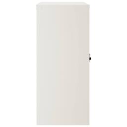 Berkfield Home Durable File Cabinet White 90x40x90 cm Steel - Size: 90 x 40 x 90 cm - thumbnail 5