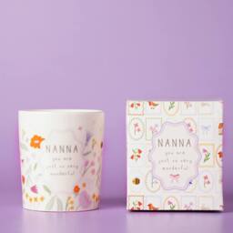 Love Life Sentiment Gift Ceramic Candle 190g - Nanna - thumbnail 1