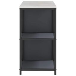 Berkfield Home with Shelf with Storage with Door Adjustable 2 pcs Anthracite Cold-rolled steel - thumbnail 9