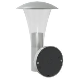 Berkfield Home Outdoor Wall Light with Sensor Silver Stainless Steel - thumbnail 6