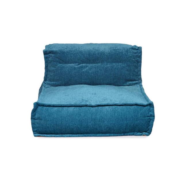 Kaikoo Chenille Quilt Lounger Teal in Turquoise - image 1