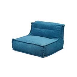 Kaikoo Chenille Quilt Lounger Teal in Turquoise - thumbnail 2