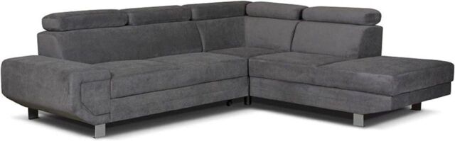 Furniture 786 Artic Sofa-Bed with Storage Right Hand Facing Corner in Grey - image 1