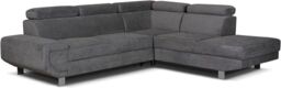 Furniture 786 Artic Sofa-Bed with Storage Right Hand Facing Corner in Grey