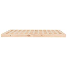 Berkfield Home Beautiful Bed Frame without Mattress 160x200 cm Solid Wood Pine in Light Tan - thumbnail 6